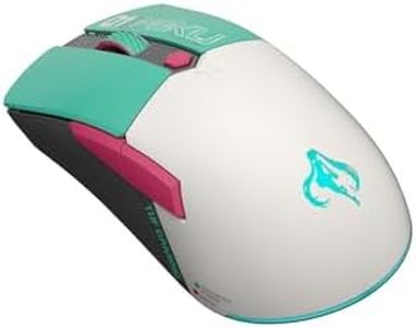 ASUS TUF Gaming Mini Wireless Mouse Hatsune Miku Edition, 65-gram Wireless Gaming Mouse That Features tri-Mode connectivity, a 12,000dpi Sensor, 100-million-click lifespan switches, PTFE Mouse feet