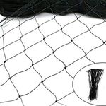 ZL 50x50ft Anti Bird Netting for Garden, Heavy Duty Bird Netting with 2.4" Square Mesh Size for Chicken Coop, Deer Fence Poultry Netting for Farm, Orchard, Aviary, Vegetables