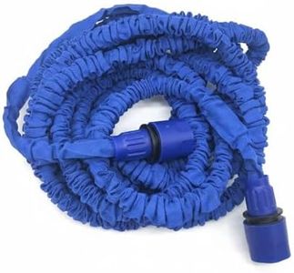 SHOPORA 50FT Expandable Hose Space-Saving Expandable Garden Hose Lightweight & Compact Flexible Water Pipe for Owners, Homeowners, Yard Cleaning, Patio