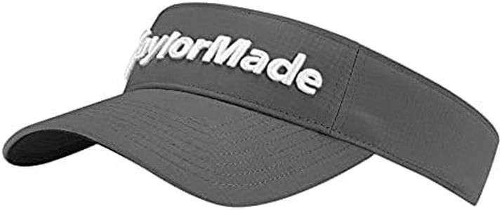 TaylorMade Men's Radar Golf Visor 2022 Charcoal