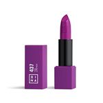 3INA MAKEUP - The Lipstick 437- Purple Lipstick with Vitamin E & Shea Butter to Nourish the Lips - Long Lasting Lip Colour with Matte Finish and Creamy Texture - Vegan - Cruelty Free