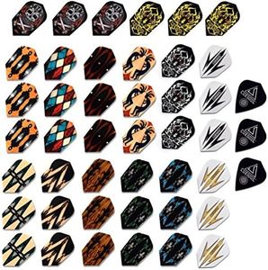 CUESOUL 10/15 Set Unique Design Slim Dart Flights Wholesale, Mixed Shape-45pcs