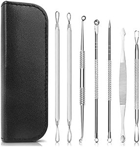 Blackhead Remover 7 Piece Tool Kit For Pimple Extraction Blemish Suction Removal