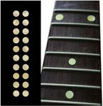 Inlaystickers 1/4"(6.35mm) Dot Fret Markers - Aged White Pearl