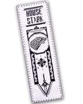 Game of Thrones Cross Stitch Kit 'House Stark' - DIY Embroidery Bookmark with GoT Design Pattern