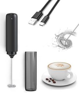 Elektrischer Milchaufschäumer, wiederaufladbar, tragbarer Mini-Mixer für Kaffee/Milchkaffee/Cappuccino/heiße Schokolade