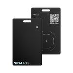 VilyaLabs Wallet Tracker, Wireless Rechargeable Slim Item Finder Card, Works with Apple Find My App, Smart Item Finder for Luggage, Passport, Wallet, Purse, Phone, Wireless Charge, Water-Resistant