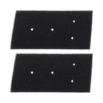 2Pcs Foam Sponge Filters Replacement 481010716911 8015250474909 Compatible with Whirlpool Filters Heat Pump Dryer Filter 230x115x 14mm