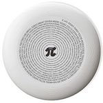 TSUNG 175g Ultimate Disc White Sport Disc Flying Disc Competition for Pro & Beginners 10.75 inch (Pi)