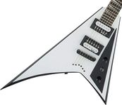 Jackson JS Series Rhoads JS32T Electric Guitar - Amaranth, White with Black Bevels