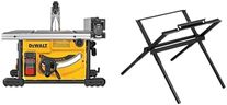 DEWALT Portable Table Saw with Stand, 8-1/4 inch, up to 48-Degree Angle Cuts (DWE7485WS)