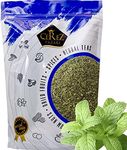 Cerez Pazari Dried Mint Leaves Spearmint 1lb Resealable Bag|%100 Natural, Non-irradiated, Non-GMO, Gluten Free, Raw Turkish Dried Spearmint Leaves, Crushed Peppermint Tea