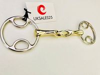 UKSALES25 Wilkie Bevel Verbindend Angled Snaffle Bit (Horse Bits) (6")