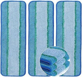 3 Pack Deep Cleaning Pad for Bona Hardwood Floor Cleaner Mop Replacement, Washable & Reusable Pads for Bona Family of Mops, Spray Mop Pads for Hard Surface Floors Cleaning