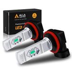 Alla Lighting 3600lm H16 H8 H11 LED Fog Lights Bulbs, 8000K Ice Blue 12V ETI 56-SMD DRL(Daytime Running Ligihts) Replacement for Cars, Trucks, Xtreme Super Bright