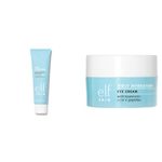 e.l.f. SKIN Gentle Peeling Exfoliant Face Cleanser, Non-Harsh Liquid Formula, Creates A Glowing & SKIN Holy Hydration! Eye Cream, Rich Hydrating Eye Cream For Minimizing Dark Circles