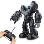 Silverlit YCOO - Robo Blast Black - Remote Control Robot - Shooting Function - Music Included - Dance Function XXL Robot