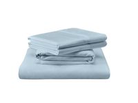 TEMPUR Luxe Egyptian Cotton Sheet Set Sleepy Blue - Queen