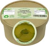 Natural Health 4 Life Cake Baking Ingredients Candied Citron Peel 500 g in Recyclable Tub (1 Tub)