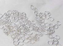 1000 Pieces Jump Rings for Earring/Necklace/Bracelet/Jewellery Making and Other Crafts (6 mm, Silver)