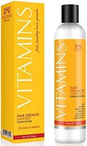 Nourish Beaute Vitamins Conditioner for Hair Loss that Promotes Hair Regrowth, Volume and Thickening with Biotin, DHT Blockers, Antioxidants, Oils and Extracts For Men and Women, Conditioner, 1 Pack