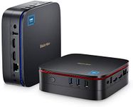 Blackview MP60 Mini PC 8GB DDR4 RAM 256GB M.2 SSD, Win 11 Computer with Processor Intel N5095, VESA/Home/Business Mini Desktop, 4K HD Dual HDMI Gigabit Ethernet Black