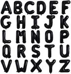 TONIFUL 52 Pieces 16 Inch Black Let