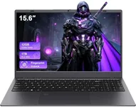 VIGSENUP Laptop, 12GB LPDDR5 RAM, 1TB SSD, 15.6 Inch Laptop Computer, Win 11 Pro, N95 Quad Core Processor, Up to 3.4GHz, Preinstall Office Pro Plus 2024, WiFi 5, BT 5.0, USB-C, Webcam, Fingerprint