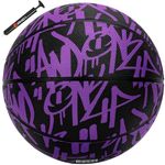 AND1 Street Ink 28.5 Basketball - Intermediate Rubber Streetball for Indoor/Outdoor Play, Includes Pump, Suitable for Girls & Women 12+, Official Women's High School, College & Pro Basketball Size 6