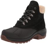 WOLVERINE Women's W880211 Snow Boot, Black Suede, 4.5 UK