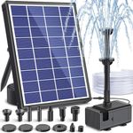 POPOSOAP Solar Fountain Pump for Bi