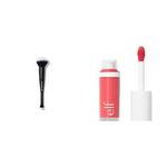 e.l.f. Complexion Duo Brush, Makeup Brush For Applying Foundation & Concealer & Camo Liquid Blush, Long-Lasting Liquid Blush For High-Pigment Colour, Creates A Soft