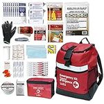 First Aid Central AZ-DP2B 2-Person 72-Hour Emergency Survival Kit, Survival Backpack with First Aid Kit & Assorted Emergency Supplies