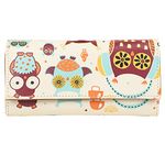 ShopMantra Wallet for Women,Faux Leather Printed Women's Walllet, Ladies Purse, Clutch, Multiple Card Holder Organizer and Phone Pocket Zip Wallet-Multicolored