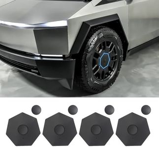 4 PCS Wheel Caps for Cybertruck ABS Tesla Cybertruck Wheel Center Caps fit for Cybertruck 2023 2024 2025 Cybertruck Accessories|Easy to Install| |Full Cover||No Fall Off|