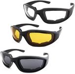 3 Pair Motorcycle Riding Glasses Pa