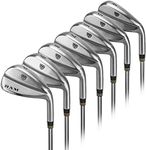 Ram Golf FX77 Stainless Steel Players Distance Iron Set, Mens Right Hand (Steel - Regular, 4-PW, Regular, Right)