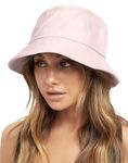 NORTHWIND Cotton Bucket Hat For Women, Bucket Hat For Men, Beach Hat For Women, Sun Protection Cap For Men, Round Hat For Men (Light Pink), Free Size