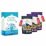 Pawfect Treats - Nature'S Kitchen Freeze-Dried Fish Dog Food Buy 1 Get Free 2 Puff Bite And 1 Chew Bar (500G, 2X70G + 100G),All Life Stages, 1 Count