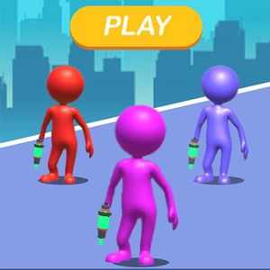 water shoot paint guns shooting game