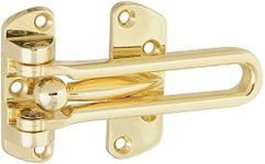 National Hardware V804 Door Security Guard in Brass