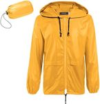 COOFANDY Men's Lightweight Rain Coats Motorcycle Rain Jacket for Men