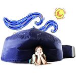 AIR FORT The Build A Fort in 30 Seconds, Inflatable for Kids (Starry Night (Glow))