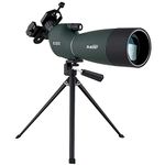 SVBONY Spotting Scope Telescope 25-75x70mm Bird Scopes for Shooting Birdwatching Scope in Shooting Range Bak4 Prism with Tabletop Tripod and Phone Adapter