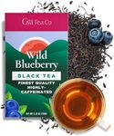 Gya Tea Co Wild Blackberry Black Tea Loose Leaf - 5.29 Oz 70 Cups Blackberry Tea Caffeinated - 100% Pure Natural Blackberry Loose Leaf Tea - Brew As Hot Or Iced Tea Loose Tea Fruit Tea Fruity Tea