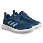 adidas Men Synthetic & Textile Restound M Running Shoes BLUNIT/FTWWHT/PULBLU UK-8, Dark Blue