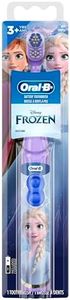 Oral-B Kid's Battery Toothbrush featuring Disney's Frozen, Soft Bristles, Gentle Cleaning for Kids 3+