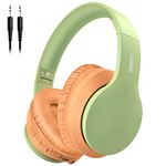 LOBKIN Wireless Bluetooth Headphones, Over-Ear Headphones with Built-in HD Mic,40H Playtime, Foldable Wireless and Wired Stereo Headphones for Gym/PC/Home