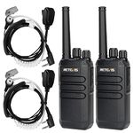 Retevis RT40 Walkie Talkie, DMR Two Way Radio Professional PMR446 Handheld, 48CH Digital Analog Ham Radio, 2000mAh Rechargeable Walkie Talkies for Adults Security, School (Black, 2Pcs)