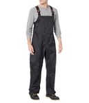 Grundéns Men's Weather Watch Fishing Bib Trouser, Black, S